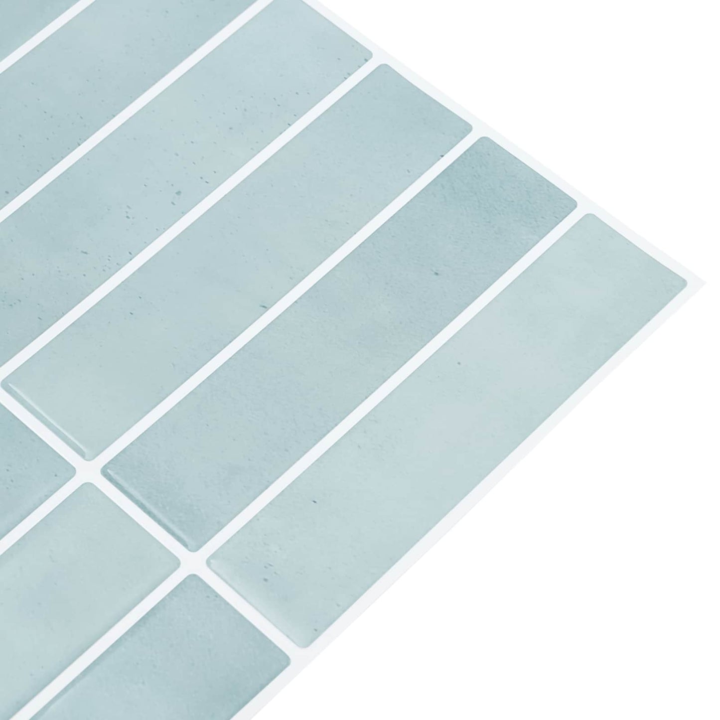 Rectangular Tile 20 pcs Grey Green 29 x 23 x 0.08 cm