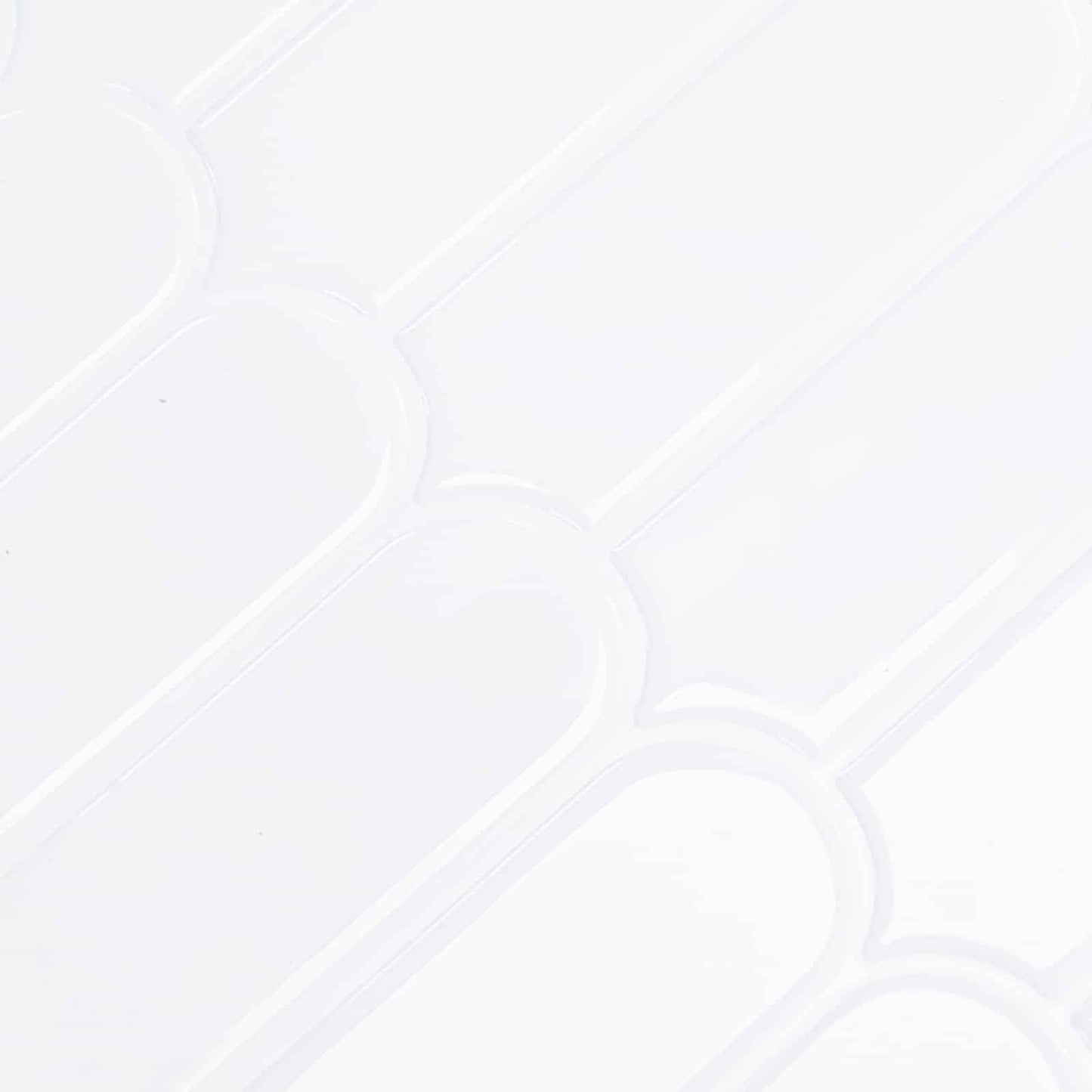 Feather Tile 50 pcs White 30 x 30 cm Polyurethane and PET