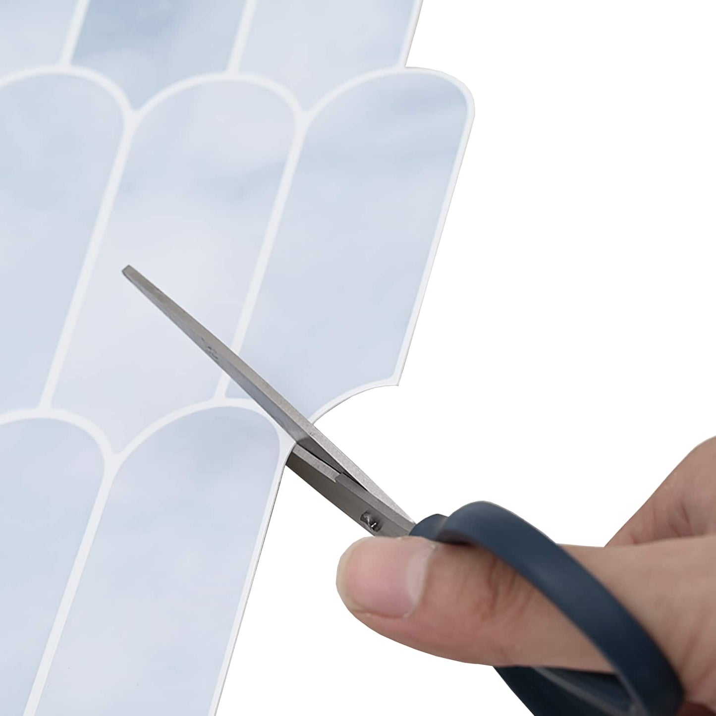 Feather Tile 10 pcs Light Blue 30 x 30 cm Polyurethane and PET