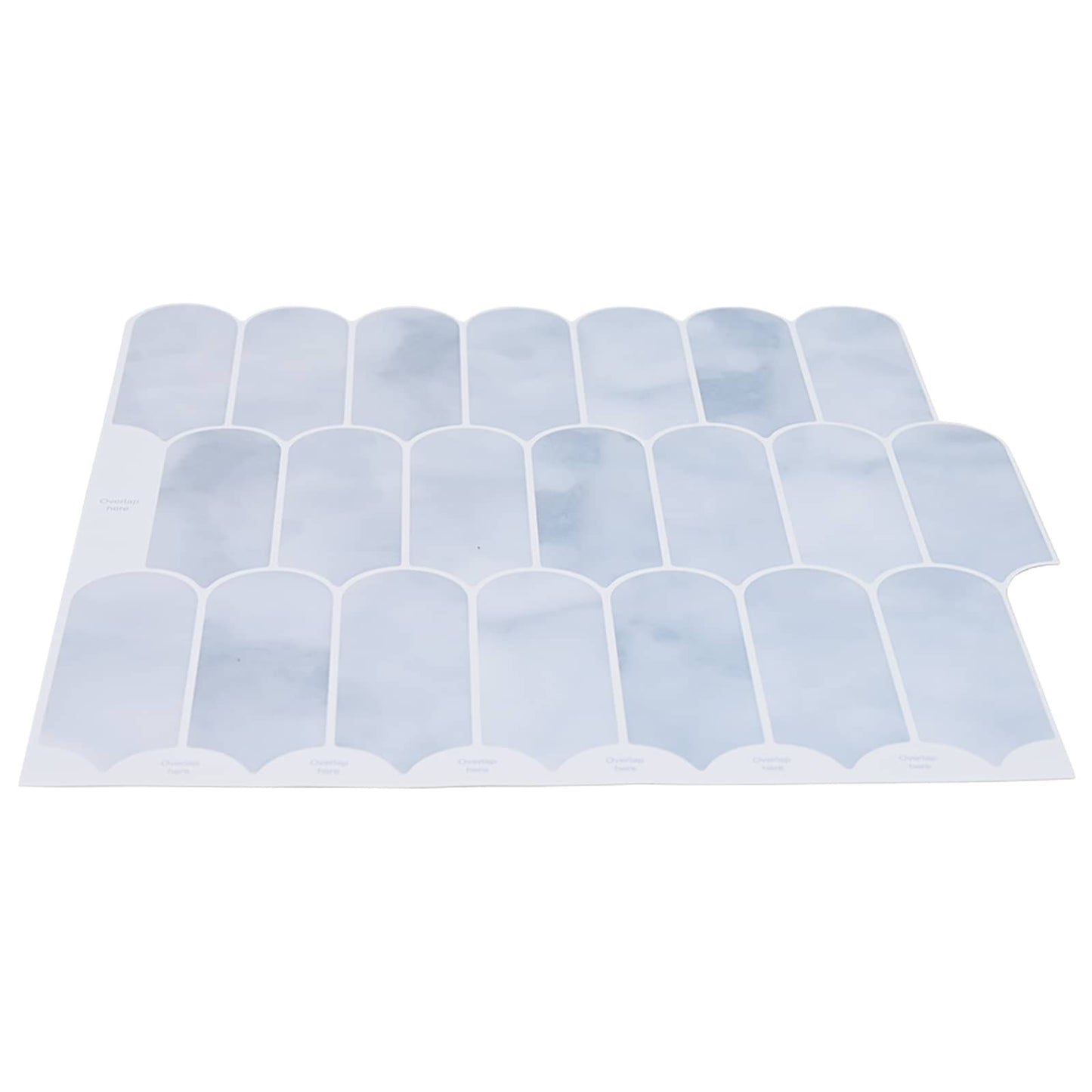 Feather Tile 10 pcs Light Blue 30 x 30 cm Polyurethane and PET