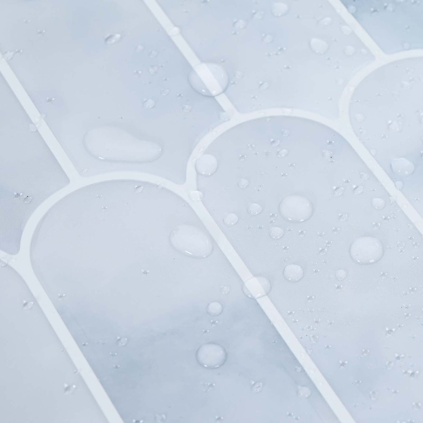 Feather Tile 20 pcs Light Blue 30 x 30 cm Polyurethane and PET