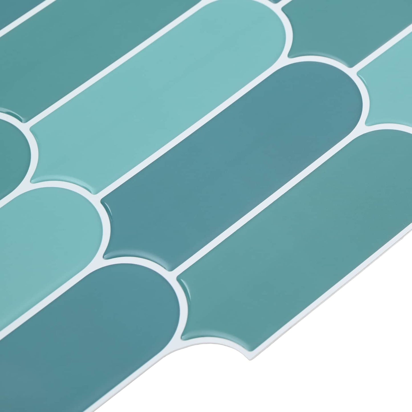 Feather Tile 20 pcs Blue 30 x 30 cm Polyurethane and PET