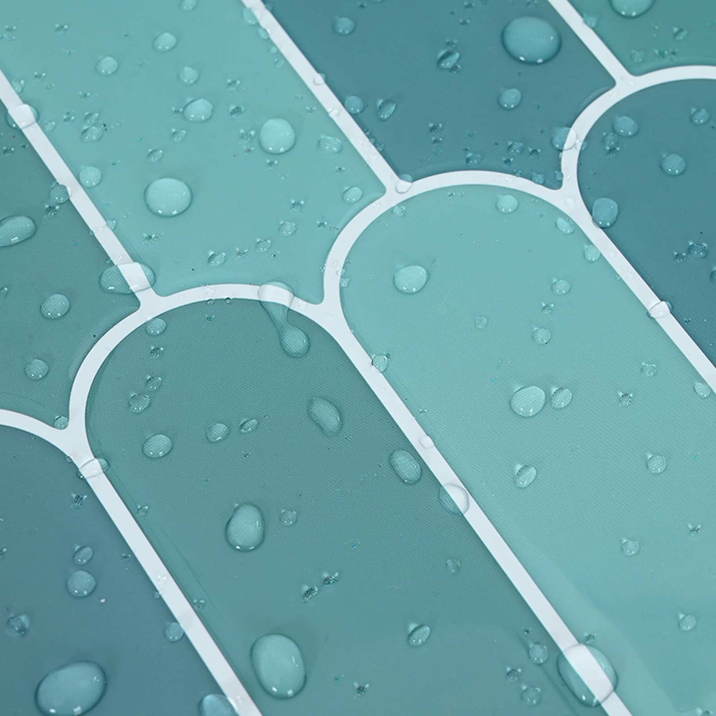 Feather Tile 20 pcs Blue 30 x 30 cm Polyurethane and PET