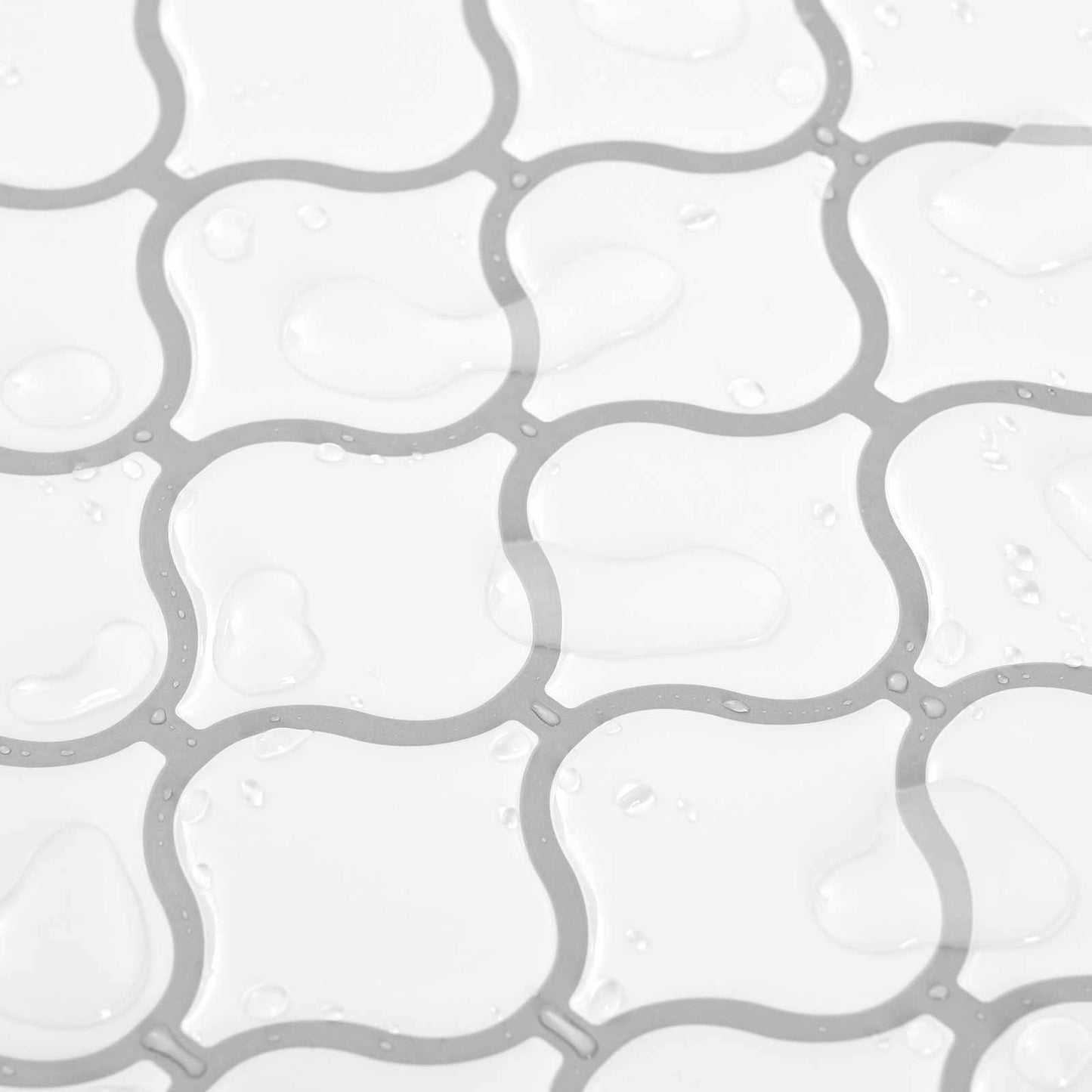 Lanturn Tile 10 pcs White 27 x 27 cm Polyurethane and PET