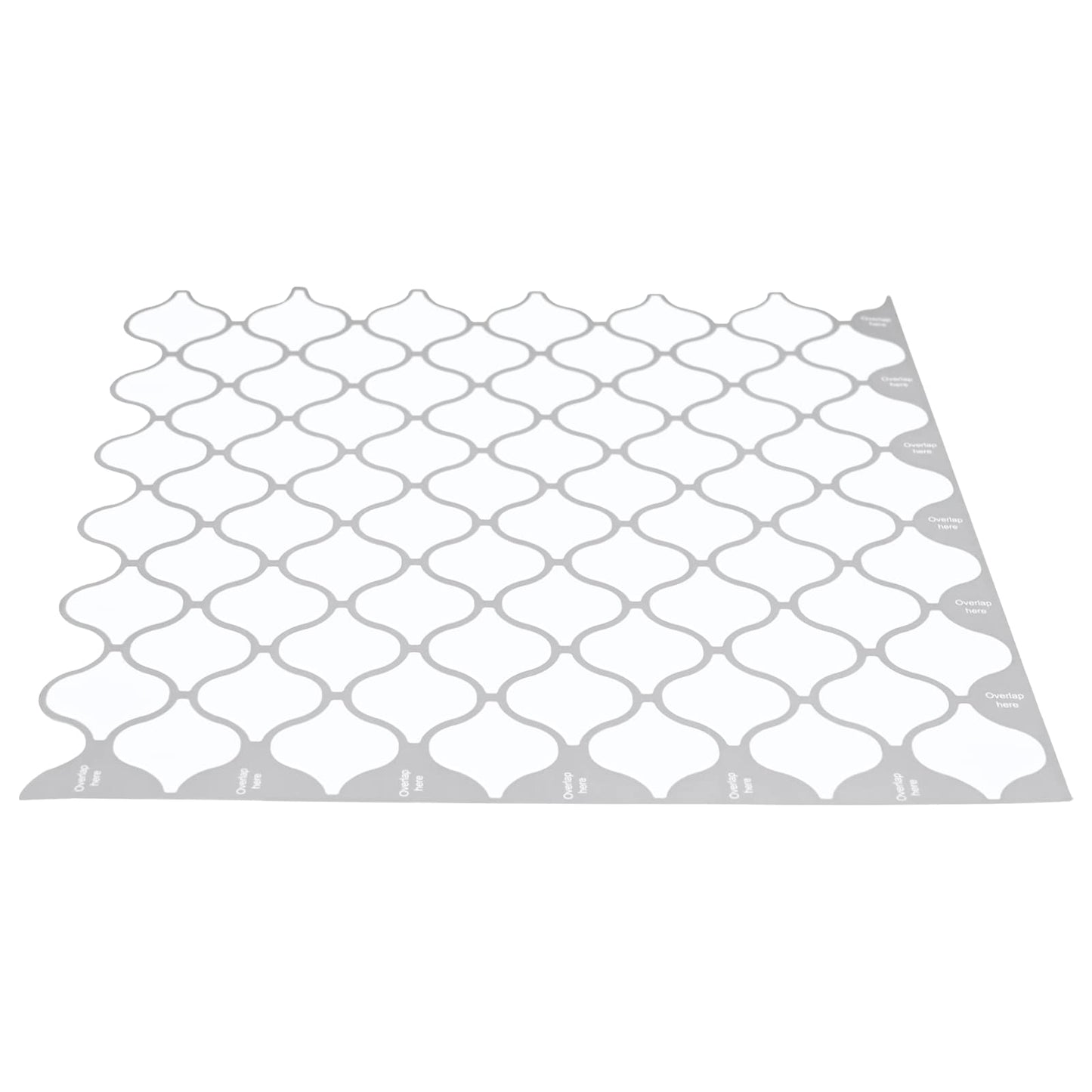Lanturn Tile 50 pcs White 27 x 27 cm Polyurethane and PET