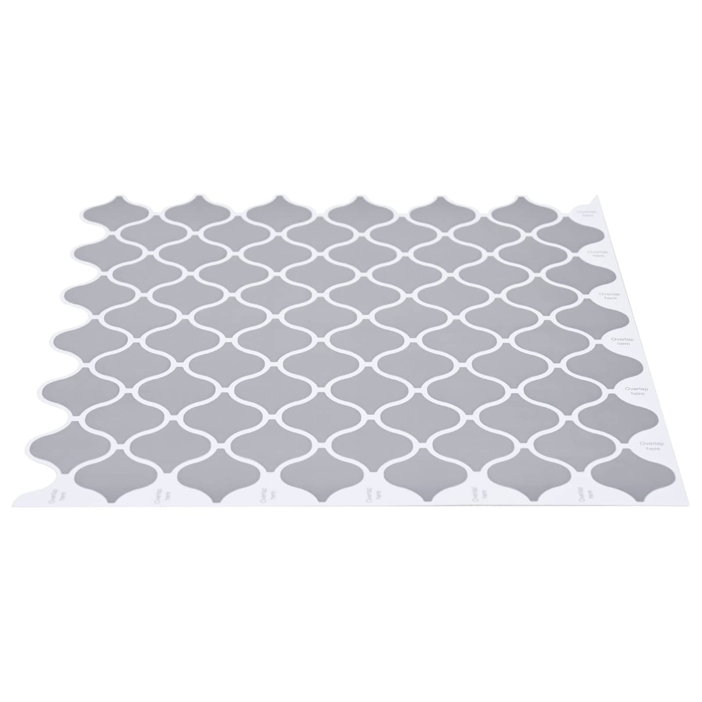 Lanturn Tile 10 pcs Grey 27 x 27 cm Polyurethane and PET