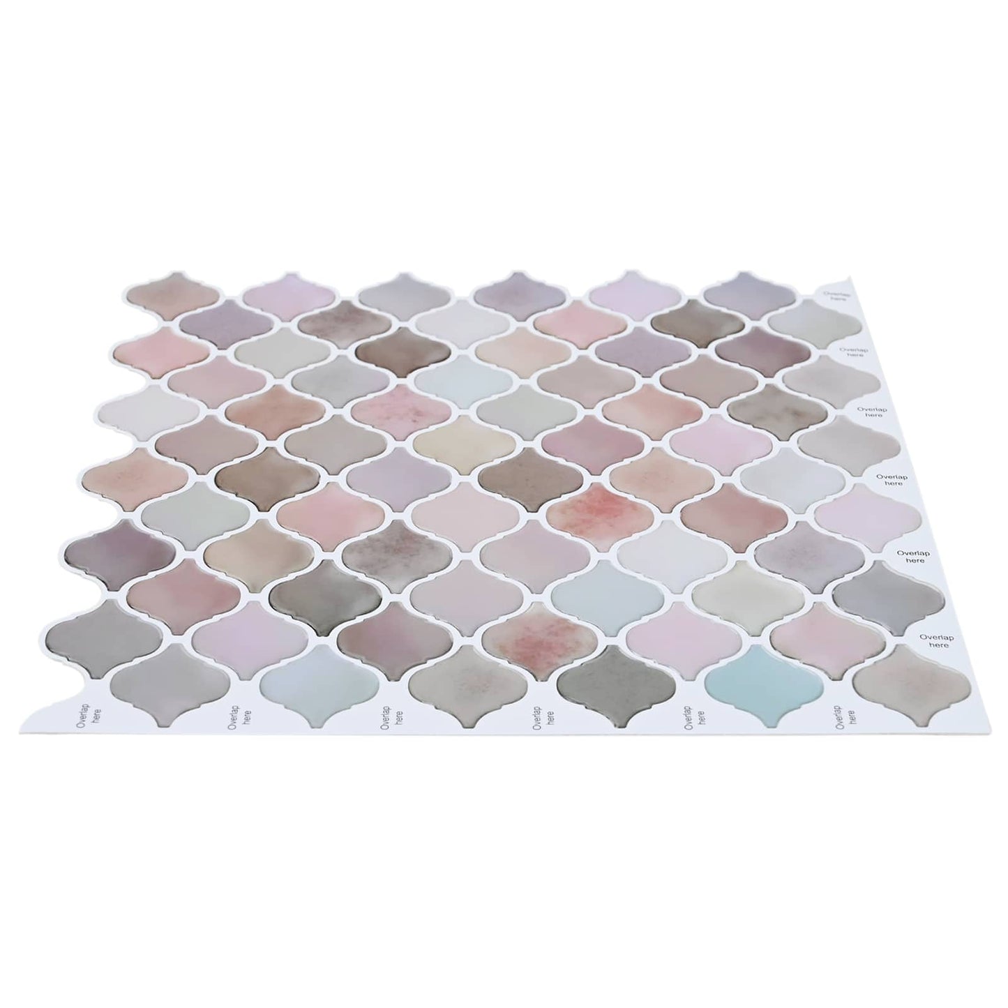 Lanturn Tile 50 pcs Beige 27 x 27 cm Polyurethane and PET
