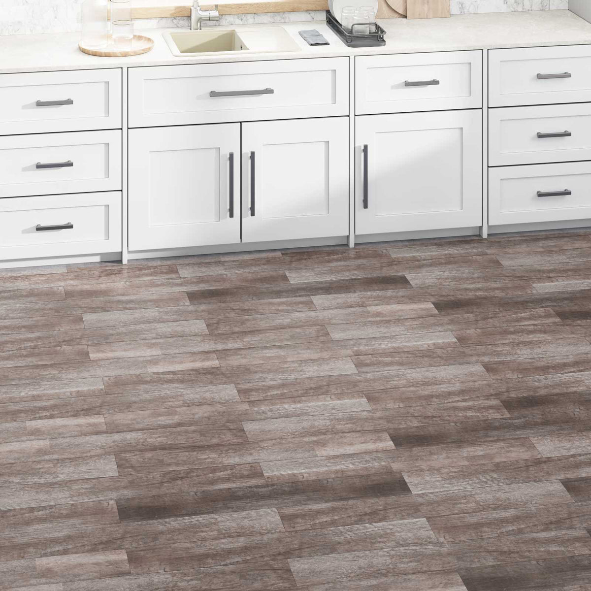 Flooring Planks Matte wood brown 5.02 m² 36 pcs PVC