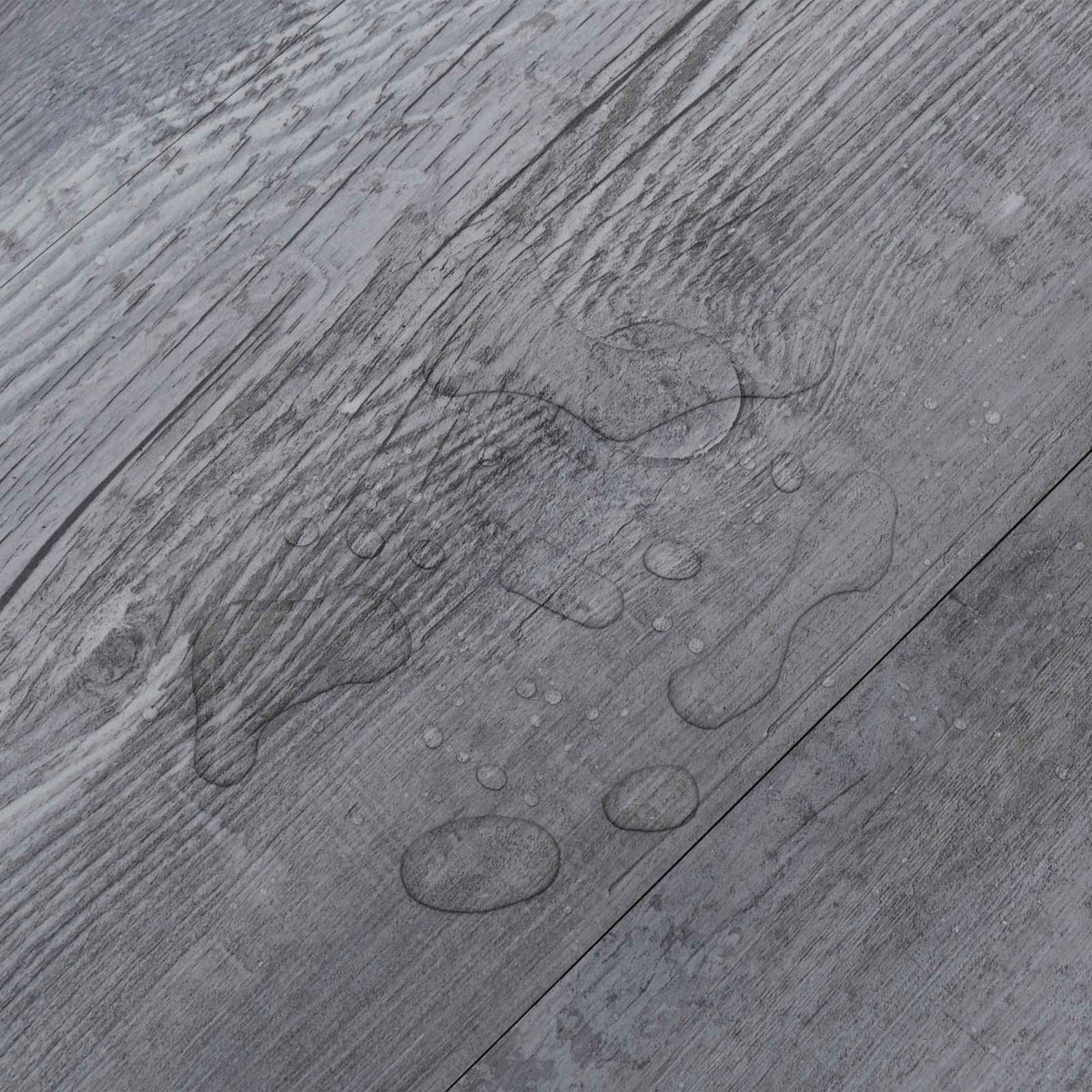 Flooring Planks Matte wood grey 5.02 m² 36 pcs PVC