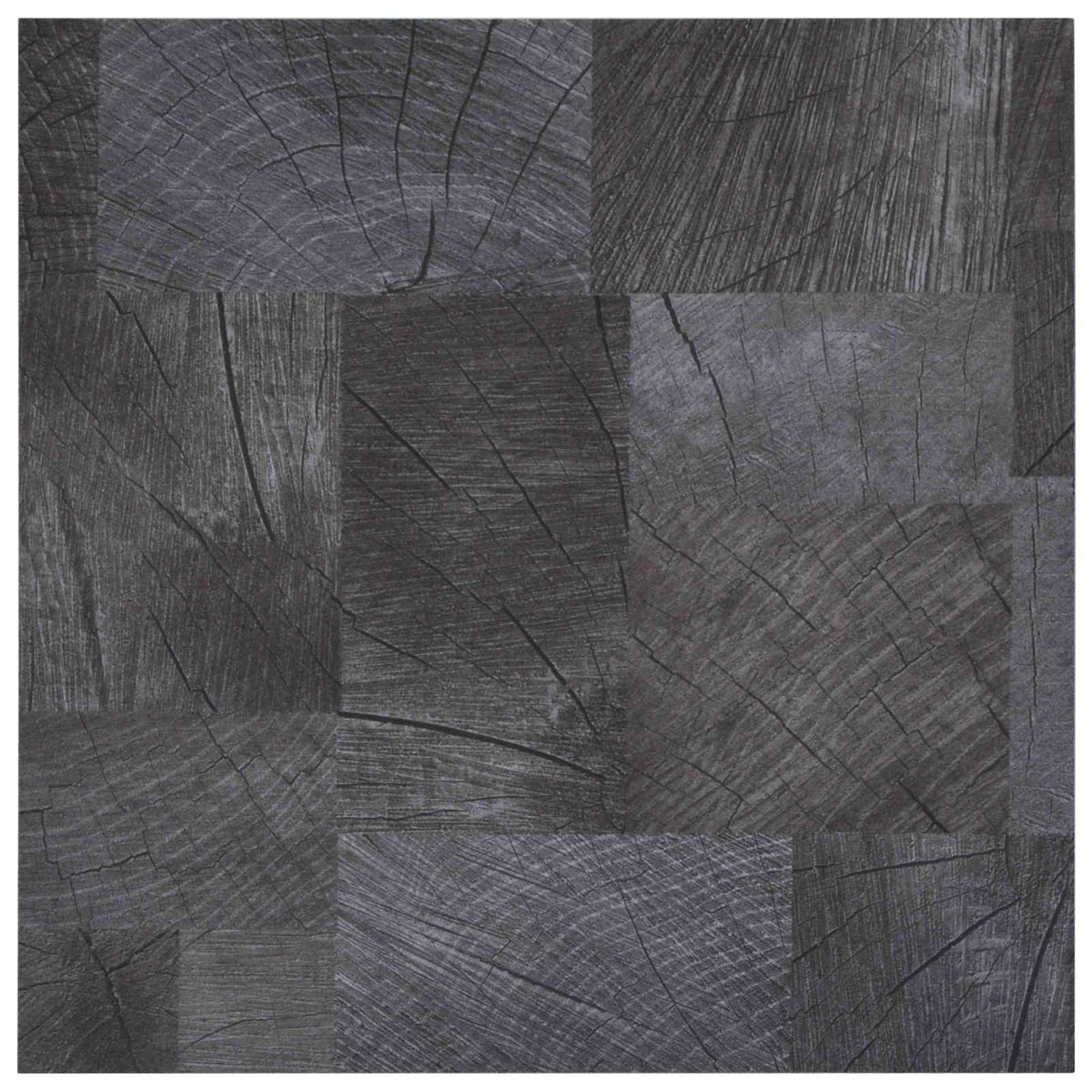 Flooring Planks Wood structure grey 5.11 m² 55 pcs PVC