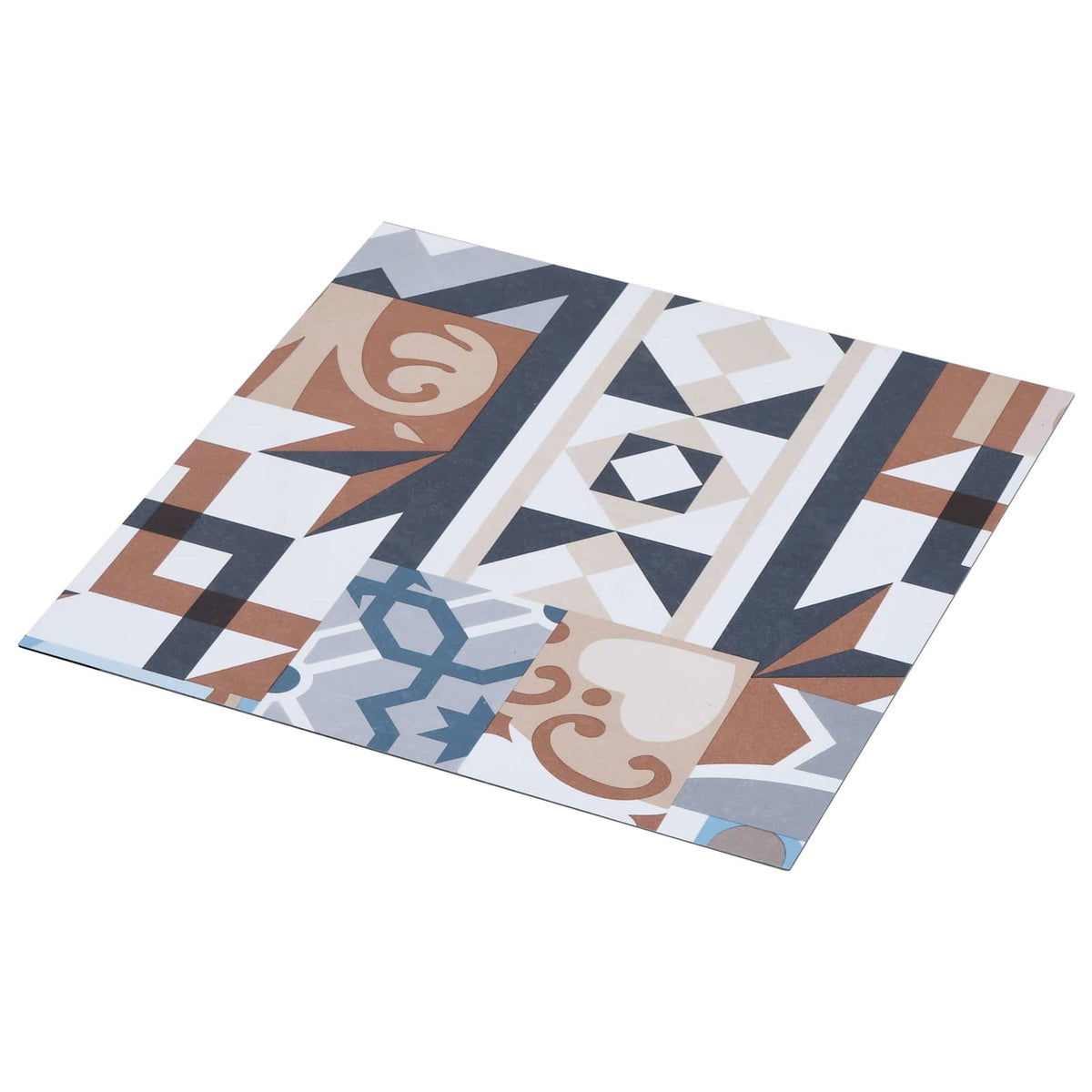 Flooring Planks Mono Pattern 5.11 m² 55 pcs PVC