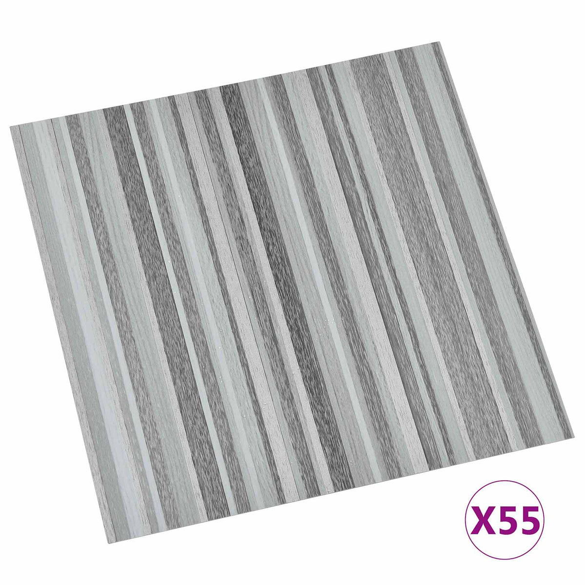 Flooring Planks Stripes 5.11 m² 55 pcs PVC