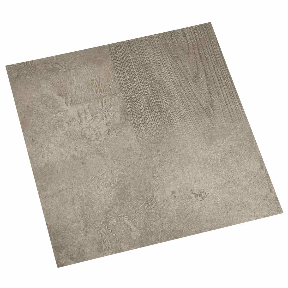 Flooring Planks Dark Brown and Gray 5.11 m² 55 pcs PVC