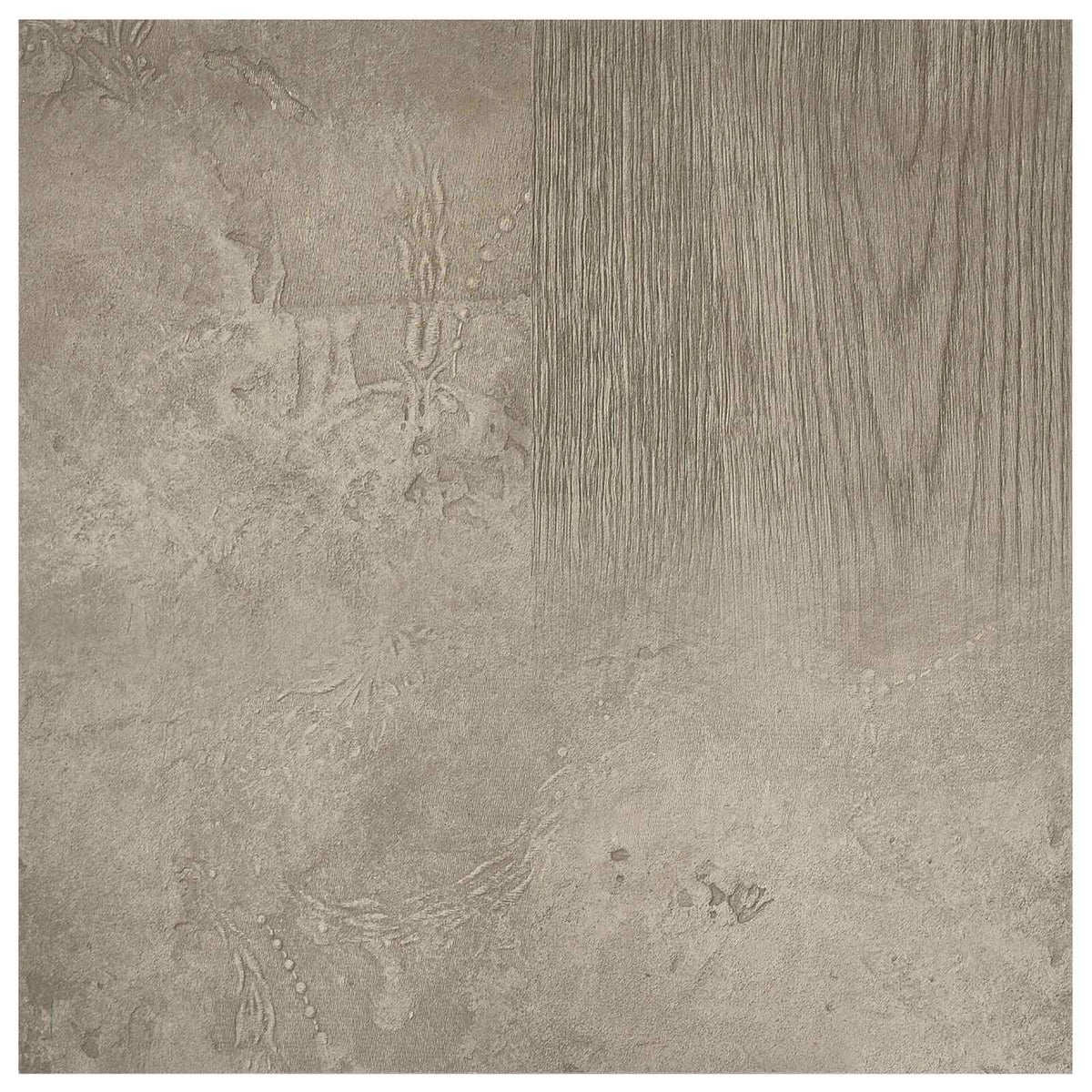 Flooring Planks Dark Brown and Gray 5.11 m² 55 pcs PVC