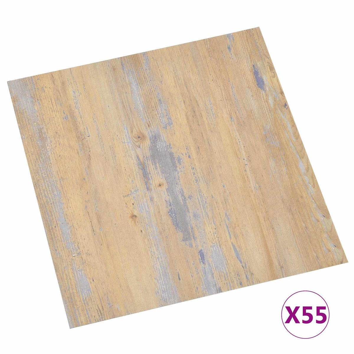 Flooring Planks Brown and Grey 5.11 m² 55 pcs PVC