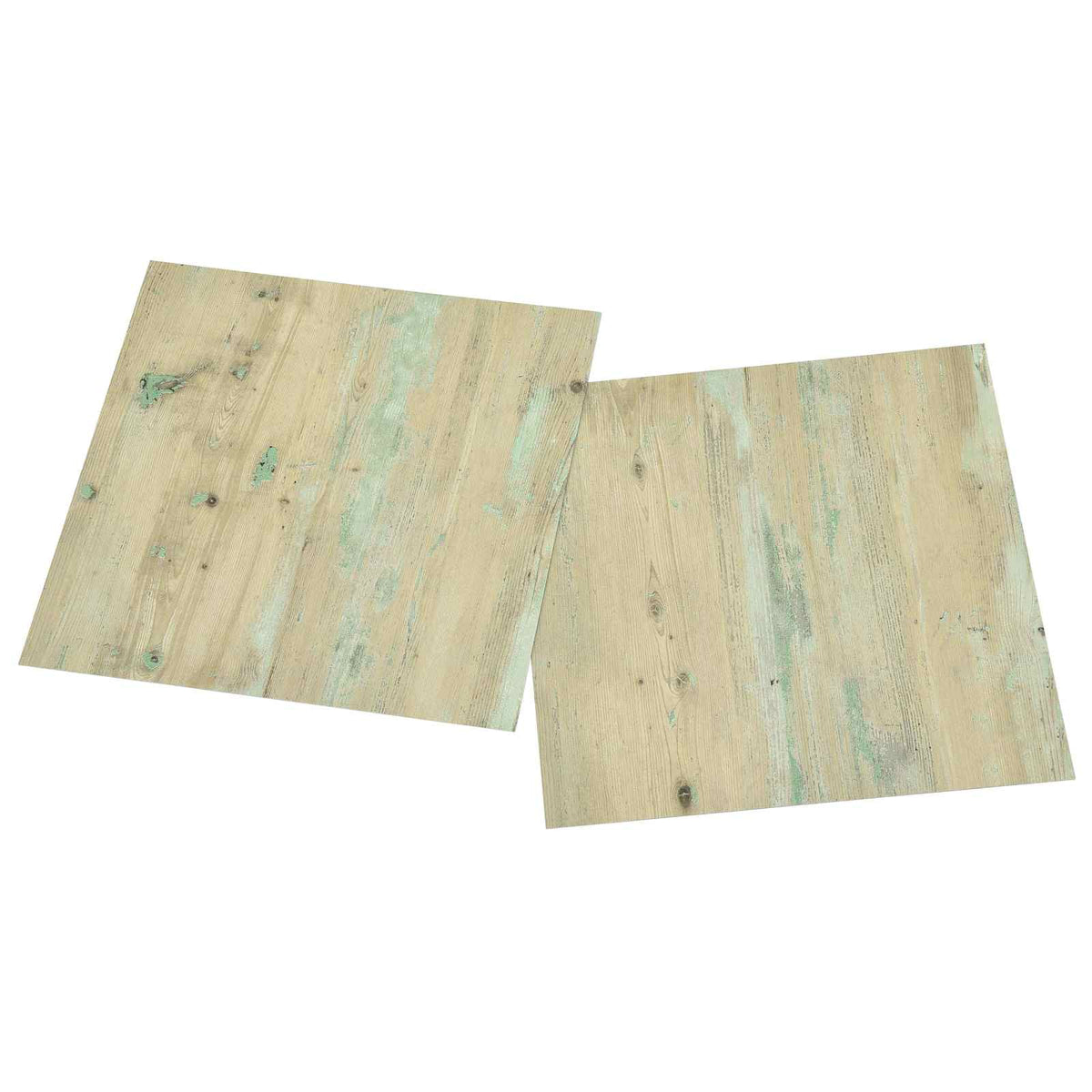 Flooring Planks White and Light Brown 5.11 m² 55 pcs PVC