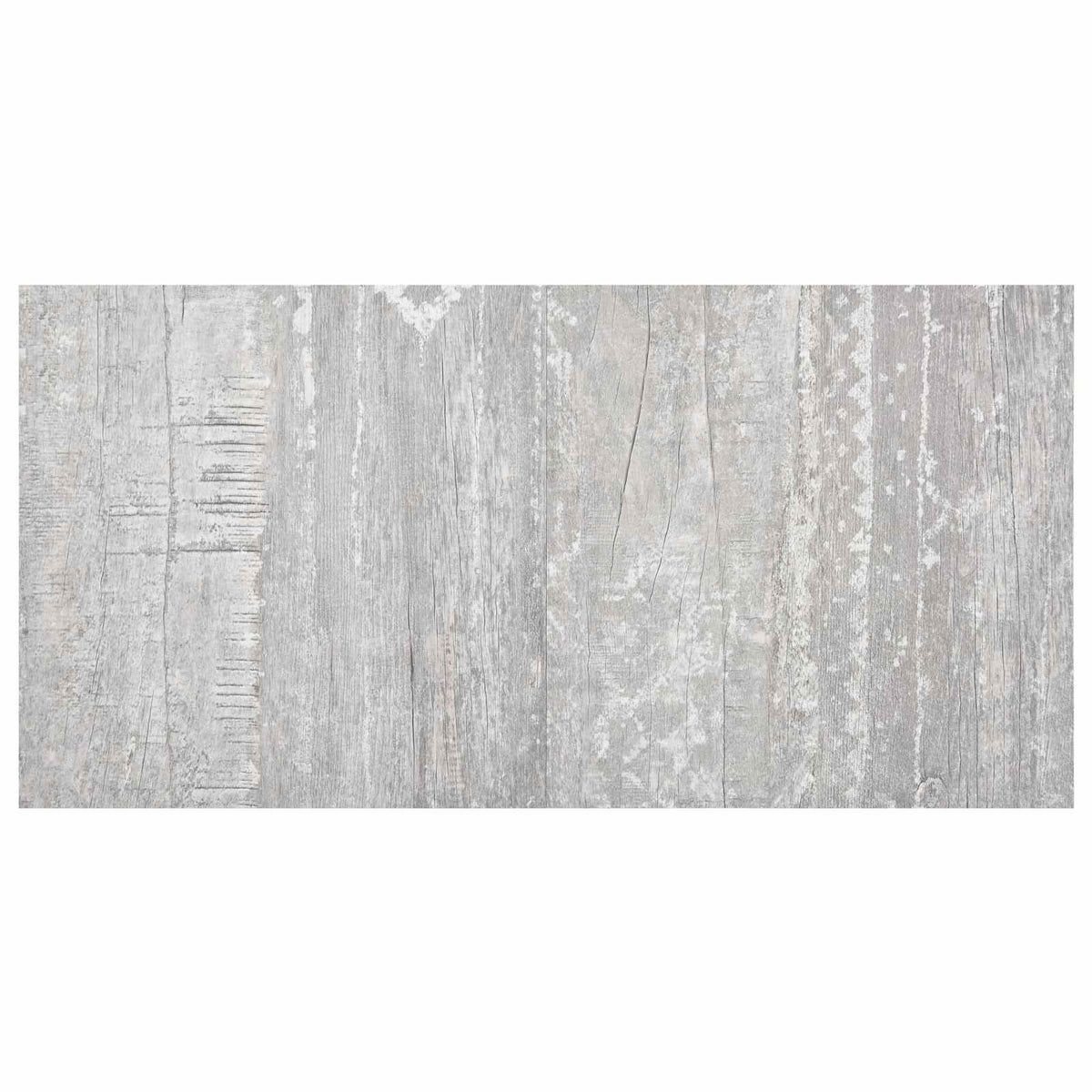 Flooring Planks Light Grey and White 5.11 m² 55 pcs PVC