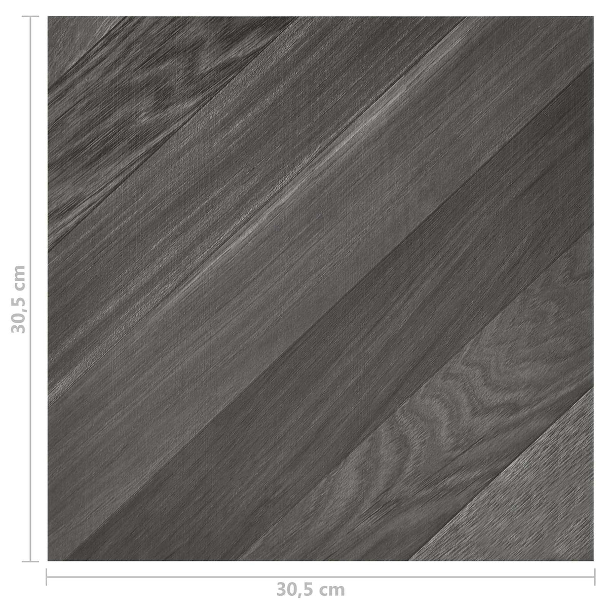 Flooring Planks Grey 5.11 m² 55 pcs PVC