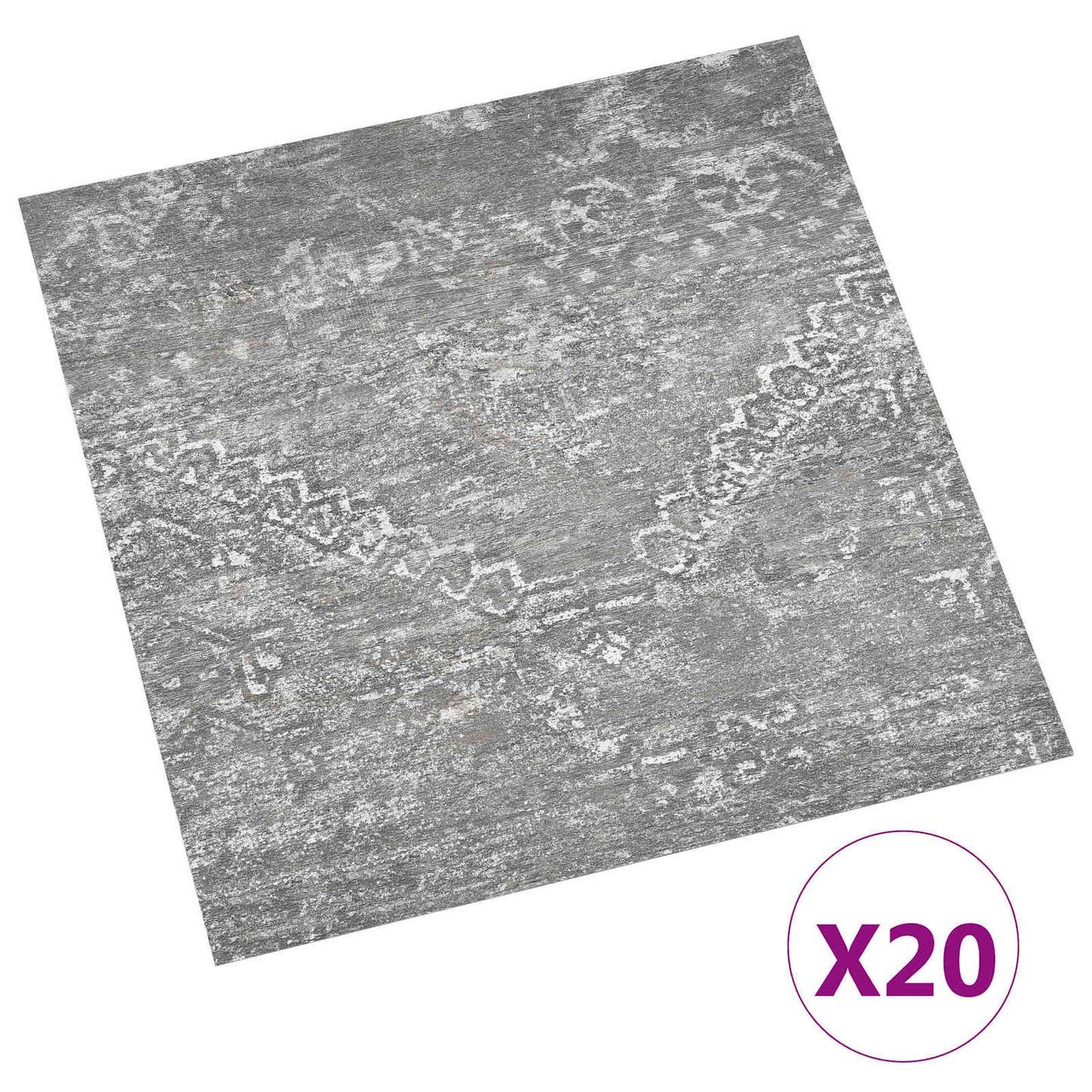 Self-adhesive Flooring Planks 30.5 x 30.5 cm 20 pcs PVC