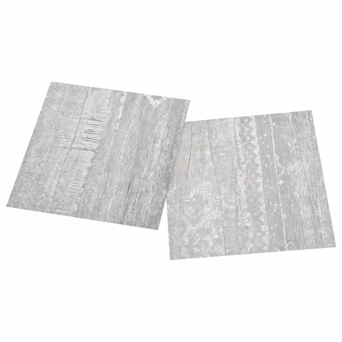 Self-adhesive Flooring Planks 30.5 x 30.5 cm 20 pcs PVC Grey