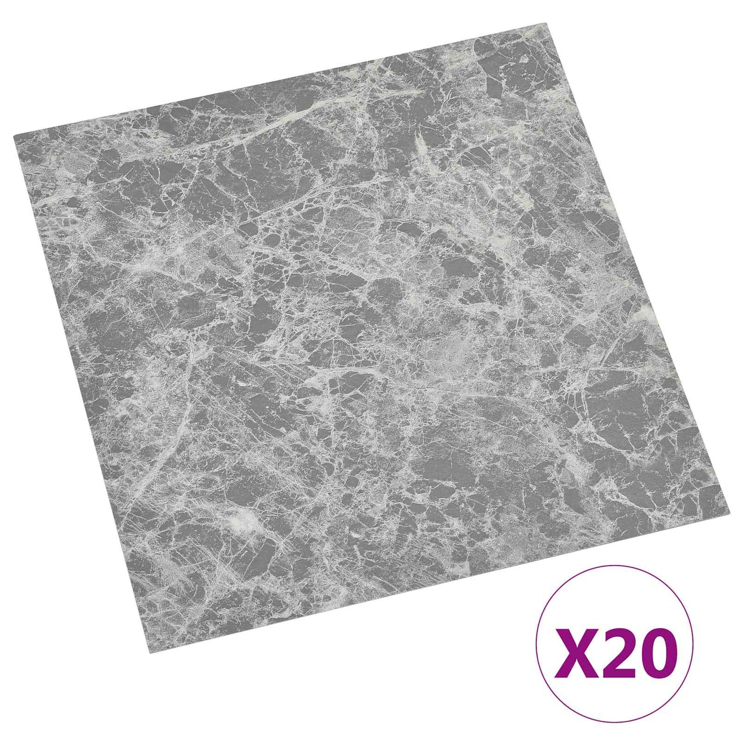 Self-adhesive Flooring Planks 30.5 x 30.5 cm 20 pcs PVC