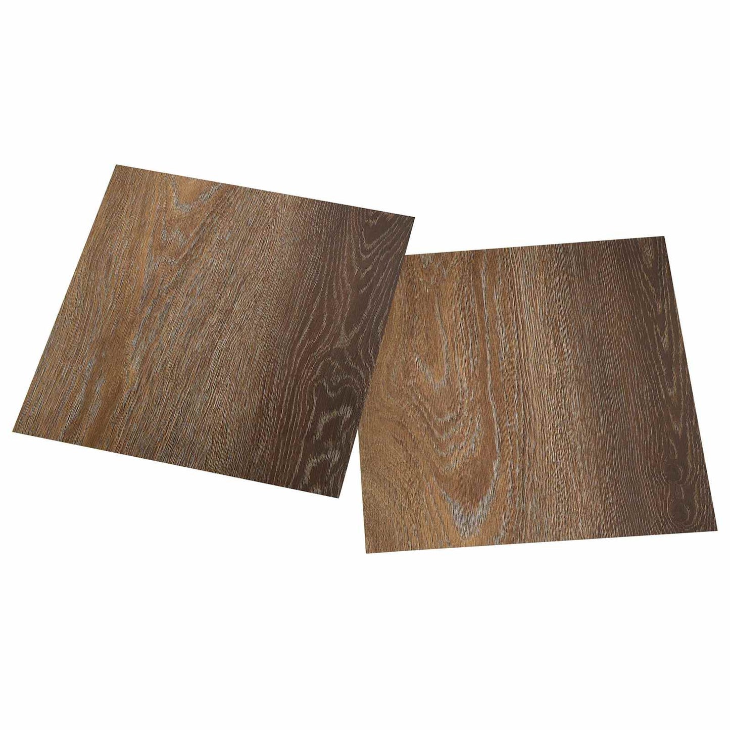 Self-adhesive Flooring Planks 30.5 x 30.5 cm 20 pcs PVC Brown