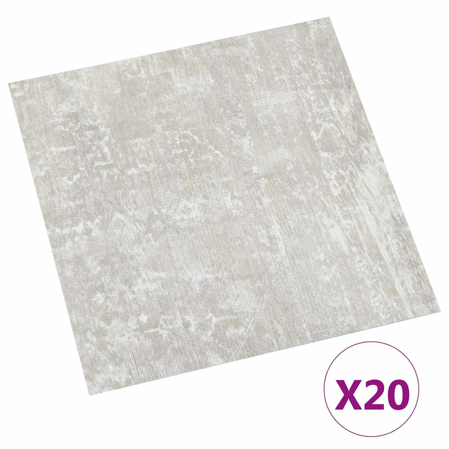 Self-adhesive Flooring Planks 30.5 x 30.5 cm 20 pcs PVC