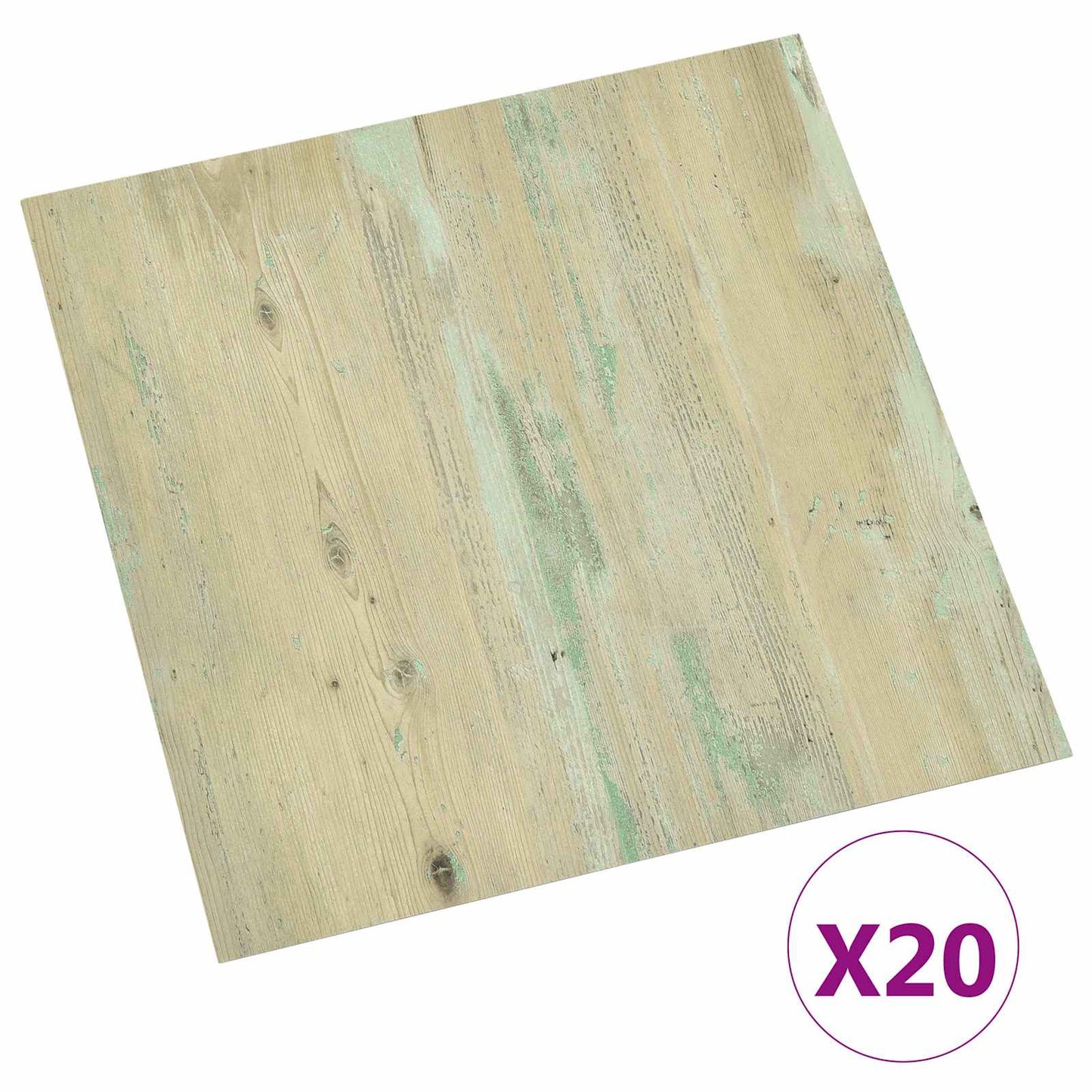 Self-adhesive Flooring Planks 30.5 x 30.5 cm 20 pcs PVC
