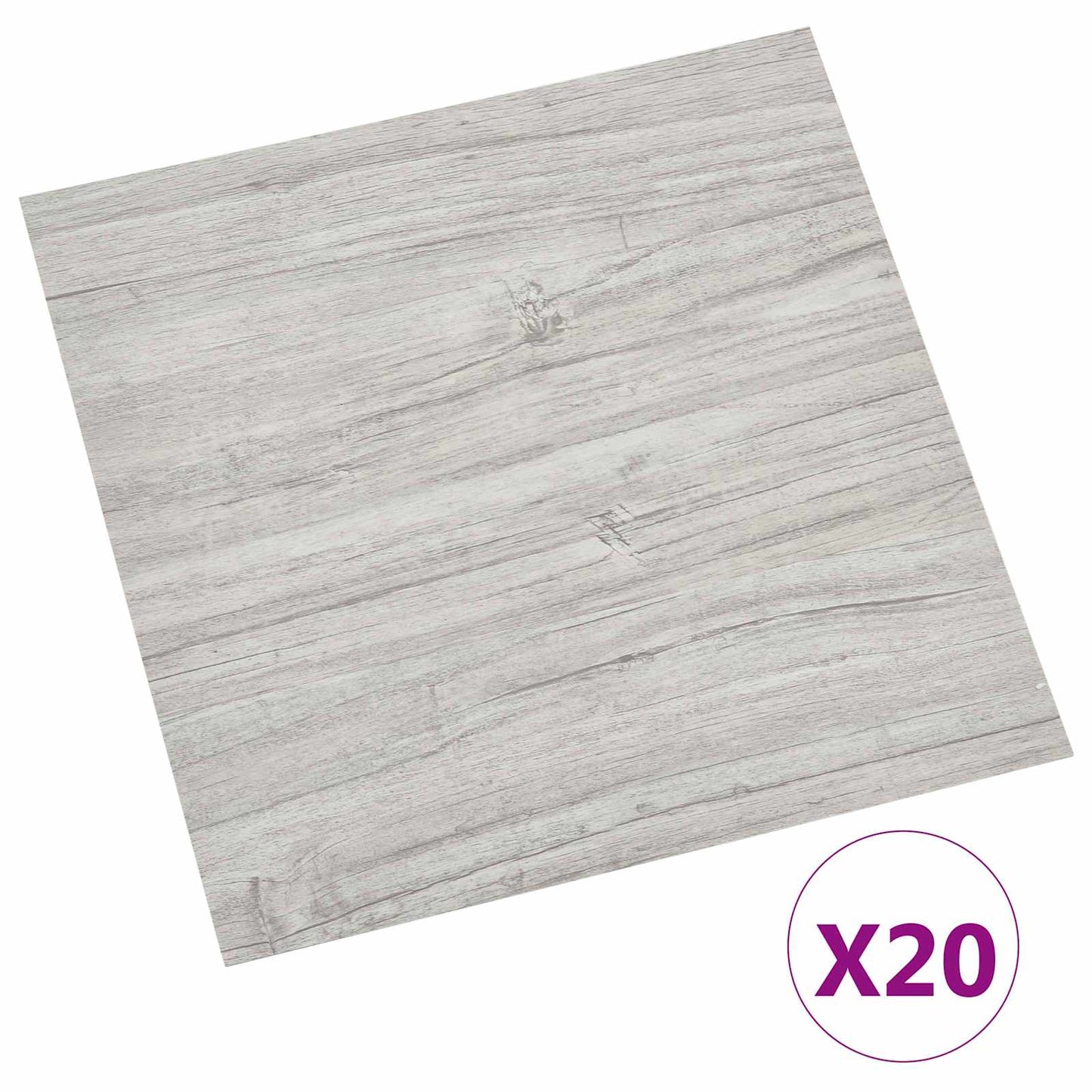Self-adhesive Flooring Planks 30.5 x 30.5 cm 20 pcs PVC