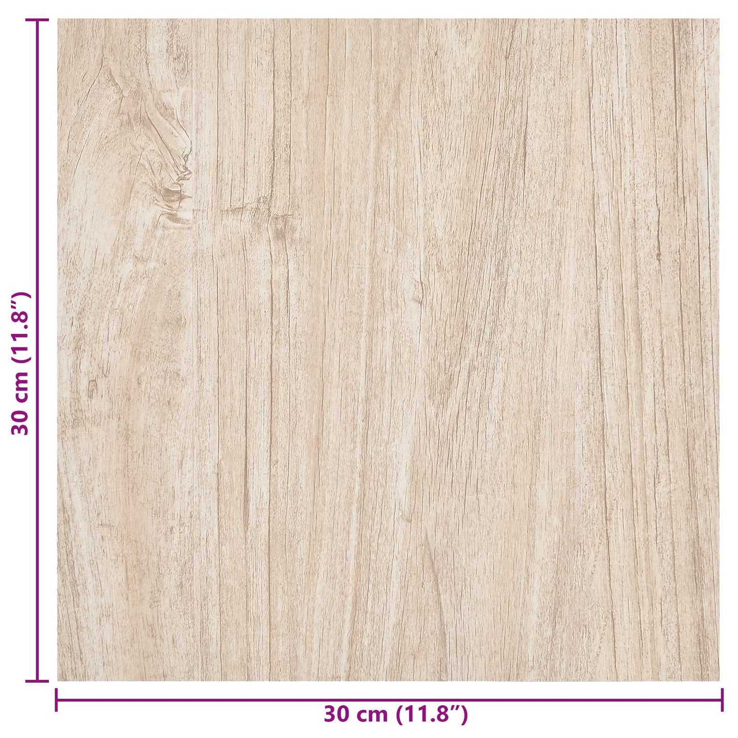 Self-adhesive Flooring Planks 30.5 x 30.5 cm 20 pcs PVC