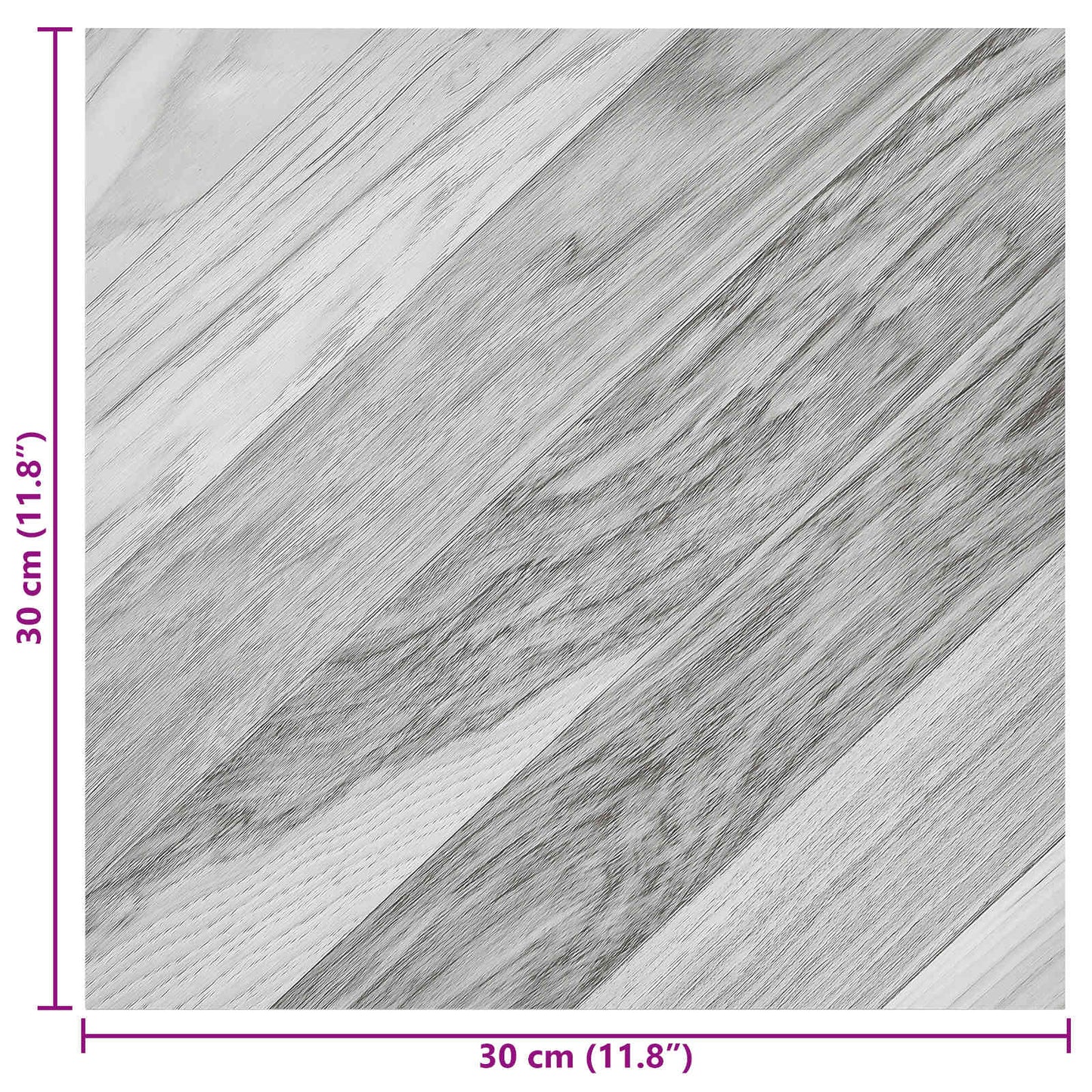 Self-adhesive Flooring Planks 30.5 x 30.5 cm 20 pcs PVC
