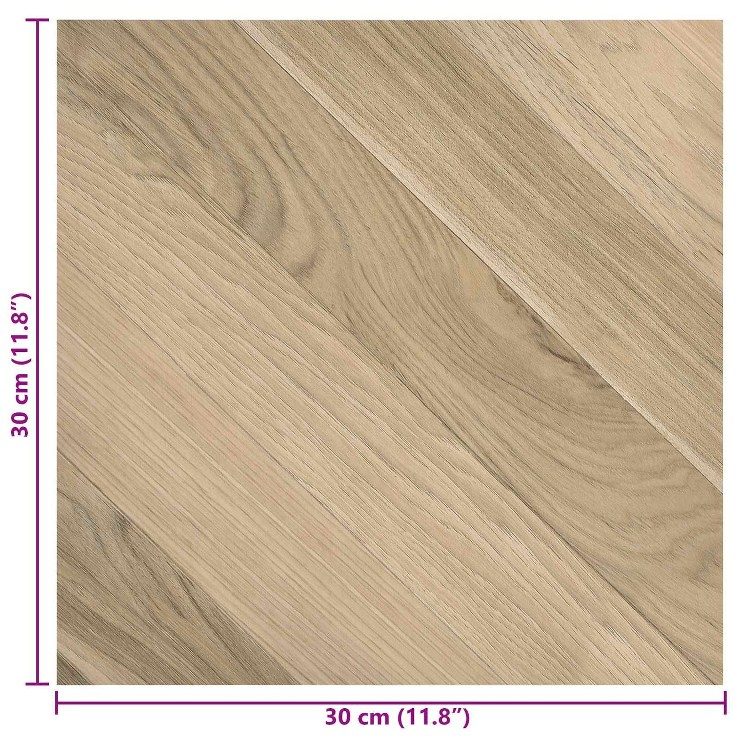 Self-adhesive Flooring Planks 30.5 x 30.5 cm 20 pcs PVC