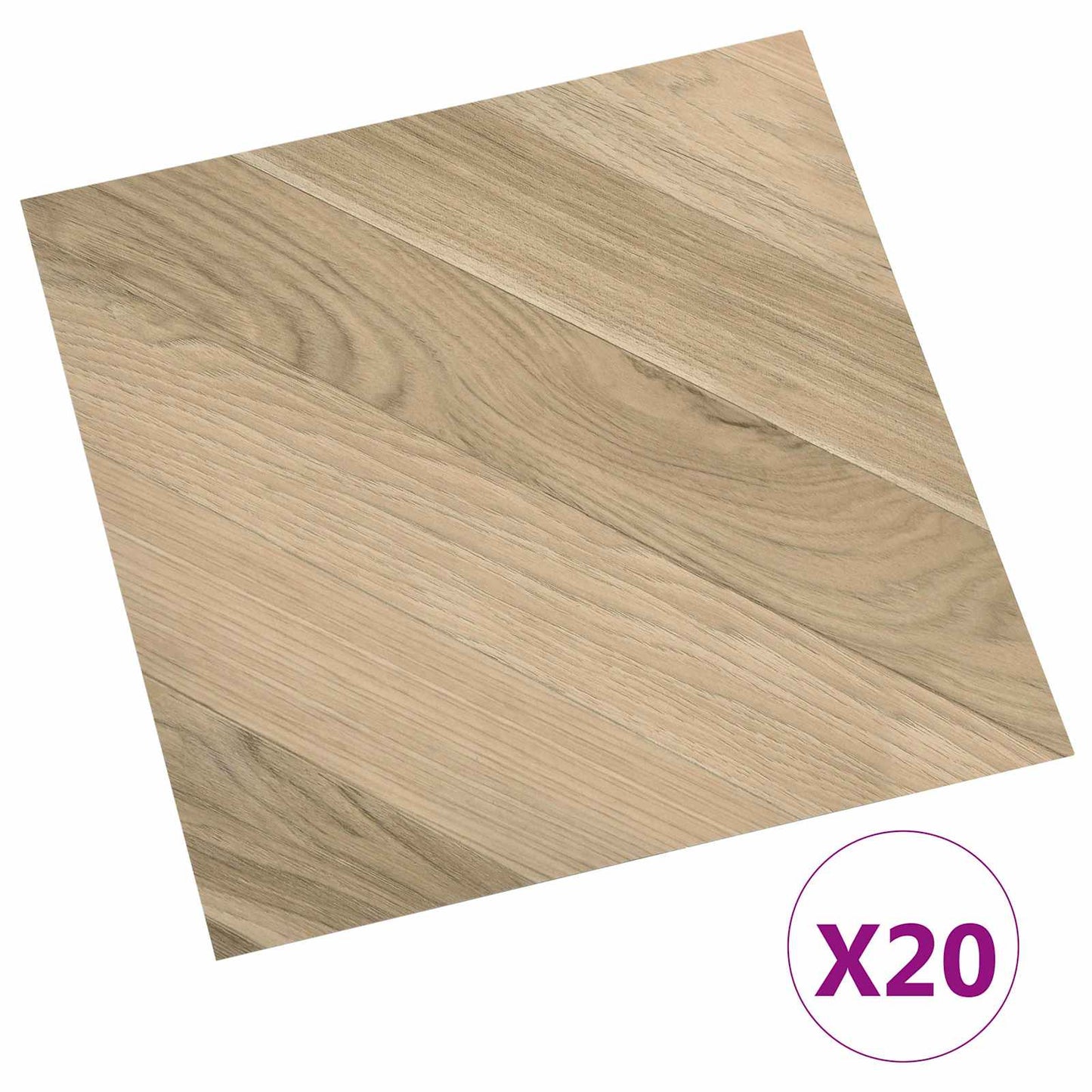Self-adhesive Flooring Planks 30.5 x 30.5 cm 20 pcs PVC