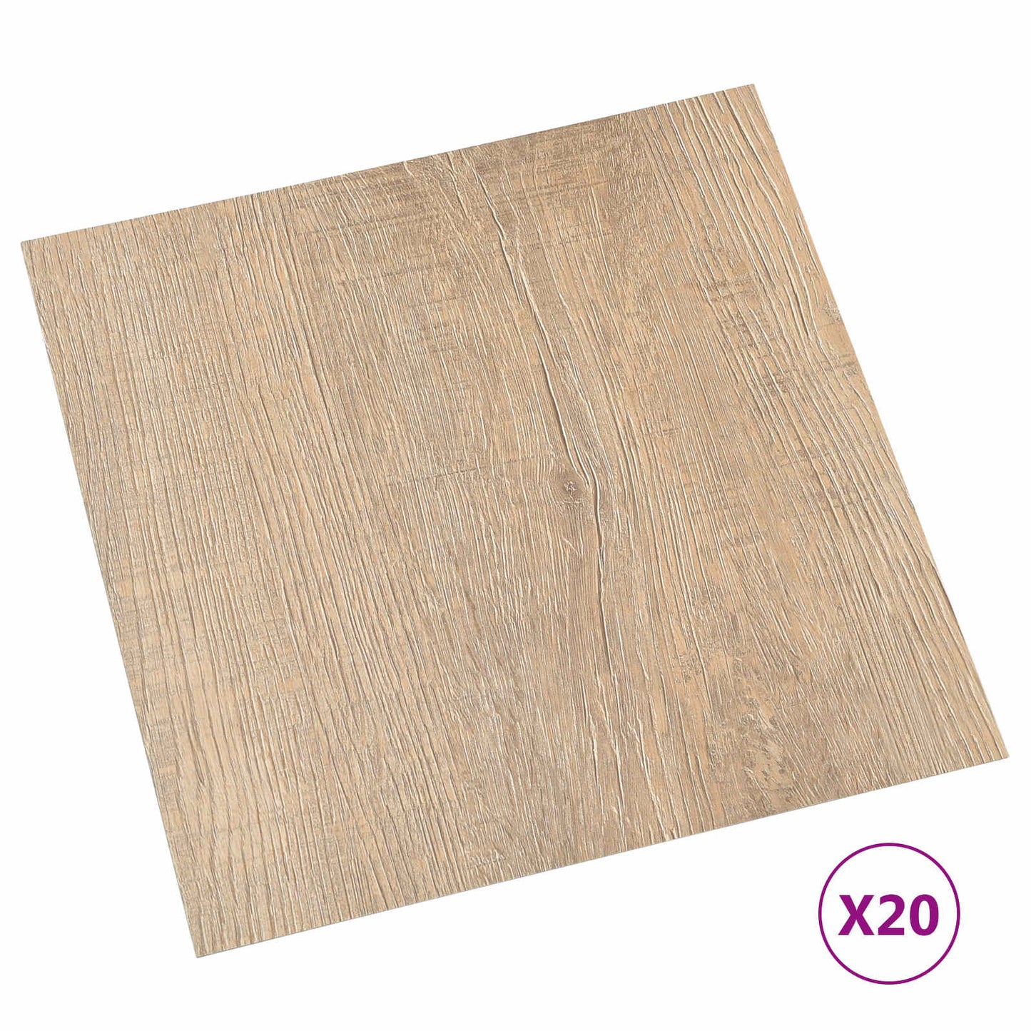 Self-adhesive Flooring Planks 30.5 x 30.5 cm 20 pcs PVC