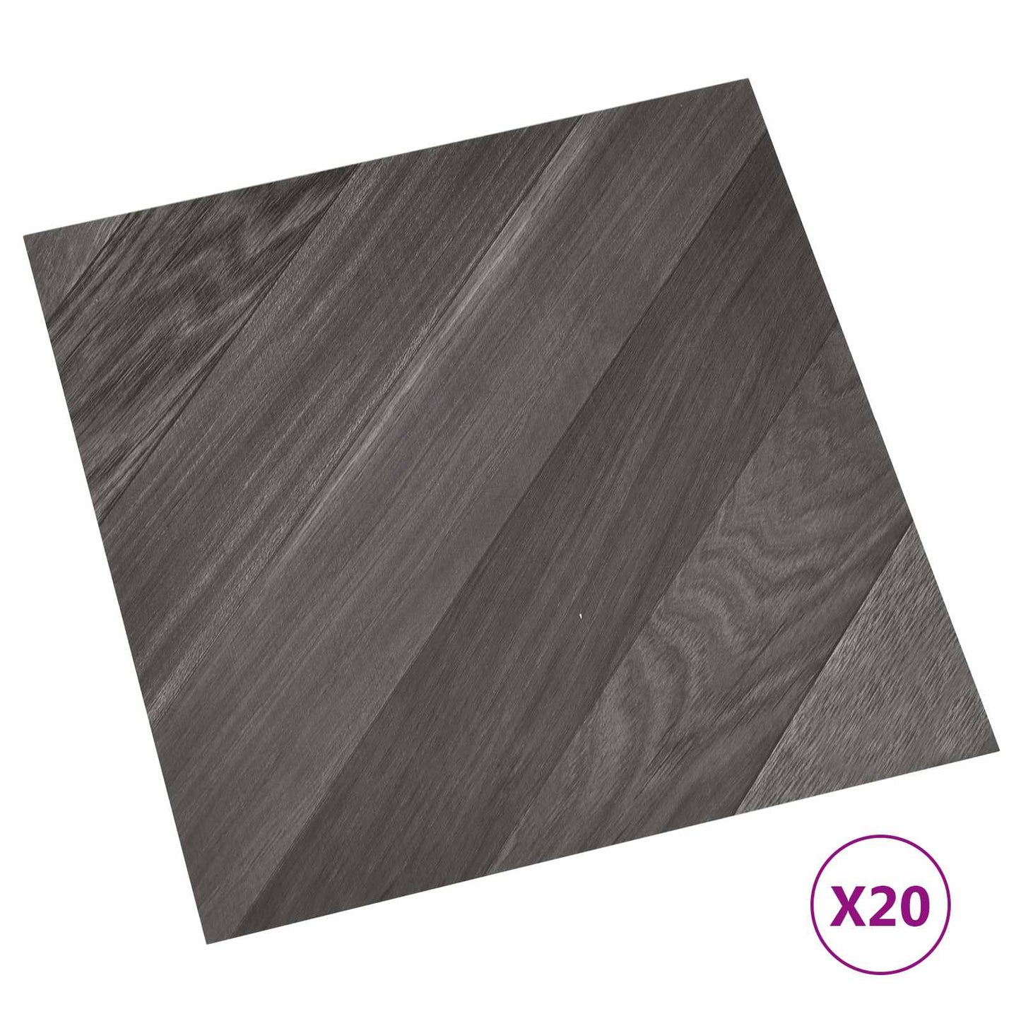 Self-adhesive Flooring Planks 30.5 x 30.5 cm 20 pcs PVC