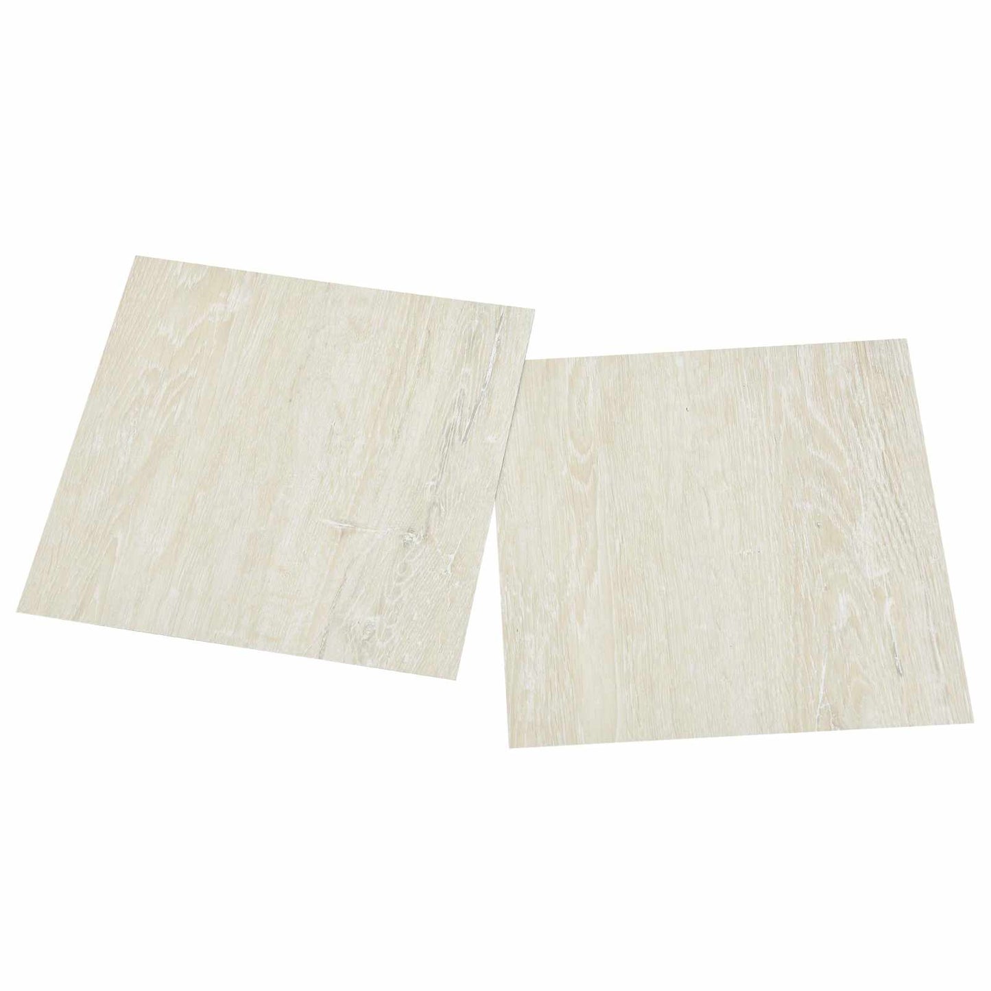 Self-adhesive Flooring Planks 30.5 x 30.5 cm 20 pcs PVC Cream