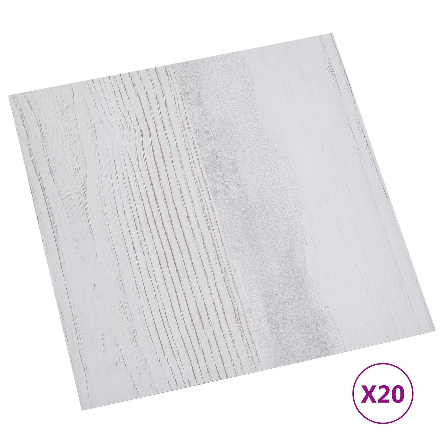 Self-adhesive Flooring Planks 30.5 x 30.5 cm 20 pcs PVC