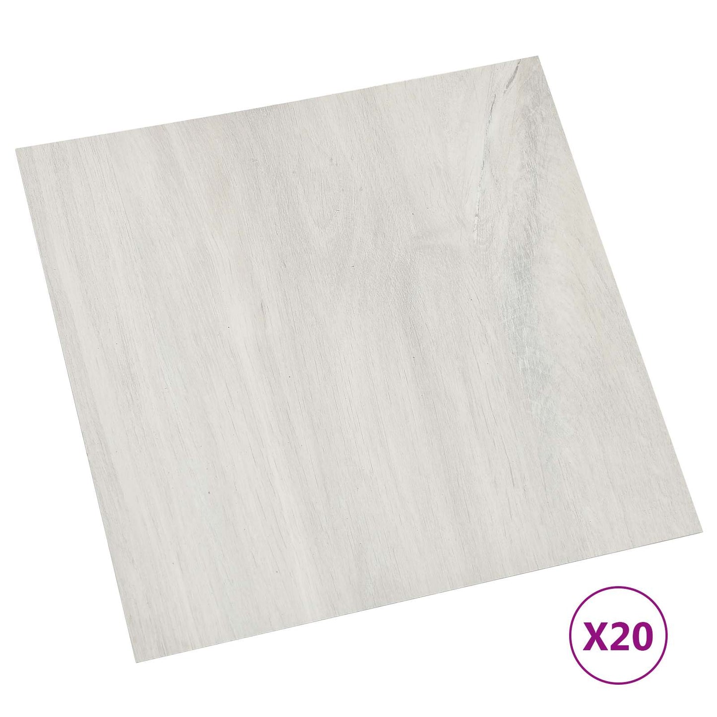Self-adhesive Flooring Planks 30.5 x 30.5 cm 20 pcs PVC