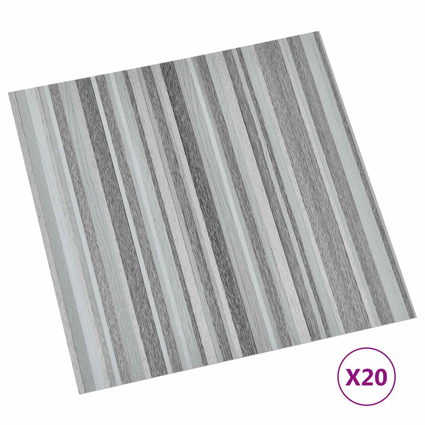 Self-adhesive Flooring Planks 30.5 x 30.5 cm 20 pcs PVC