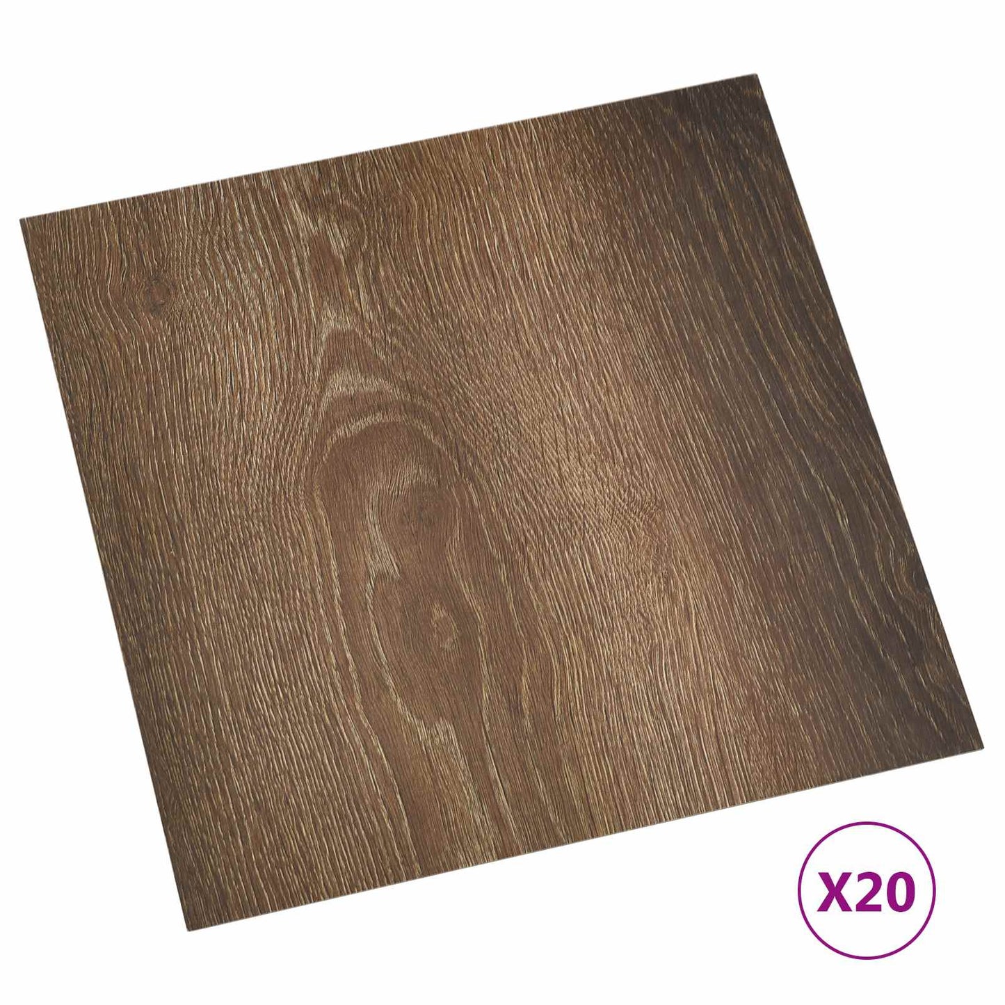 Self-adhesive Flooring Planks 30.5 x 30.5 cm 20 pcs PVC