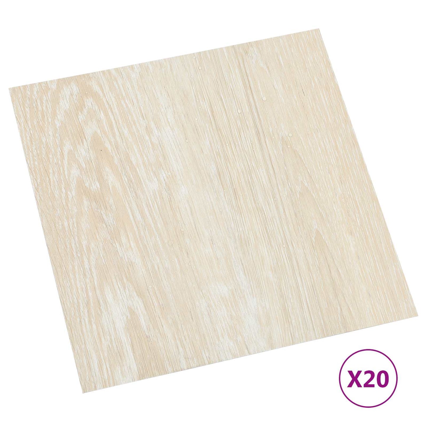 Self-adhesive Flooring Planks 30.5 x 30.5 cm 20 pcs PVC
