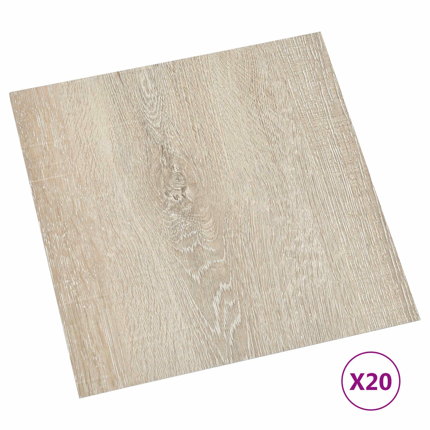 Self-adhesive Flooring Planks 30.5 x 30.5 cm 20 pcs PVC