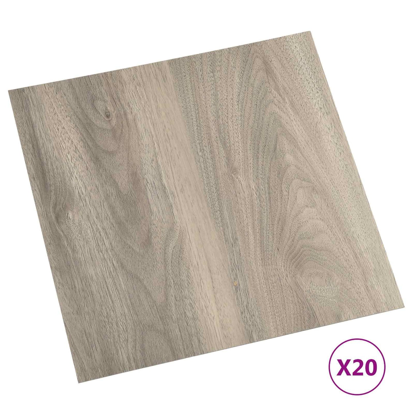 Self-adhesive Flooring Planks 30.5 x 30.5 cm 20 pcs PVC