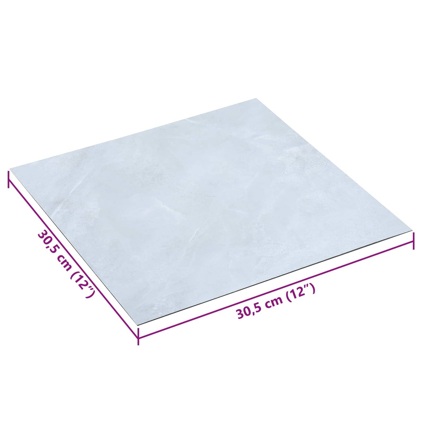 Self-adhesive Flooring Planks 30.5 x 30.5 cm 20 pcs PVC