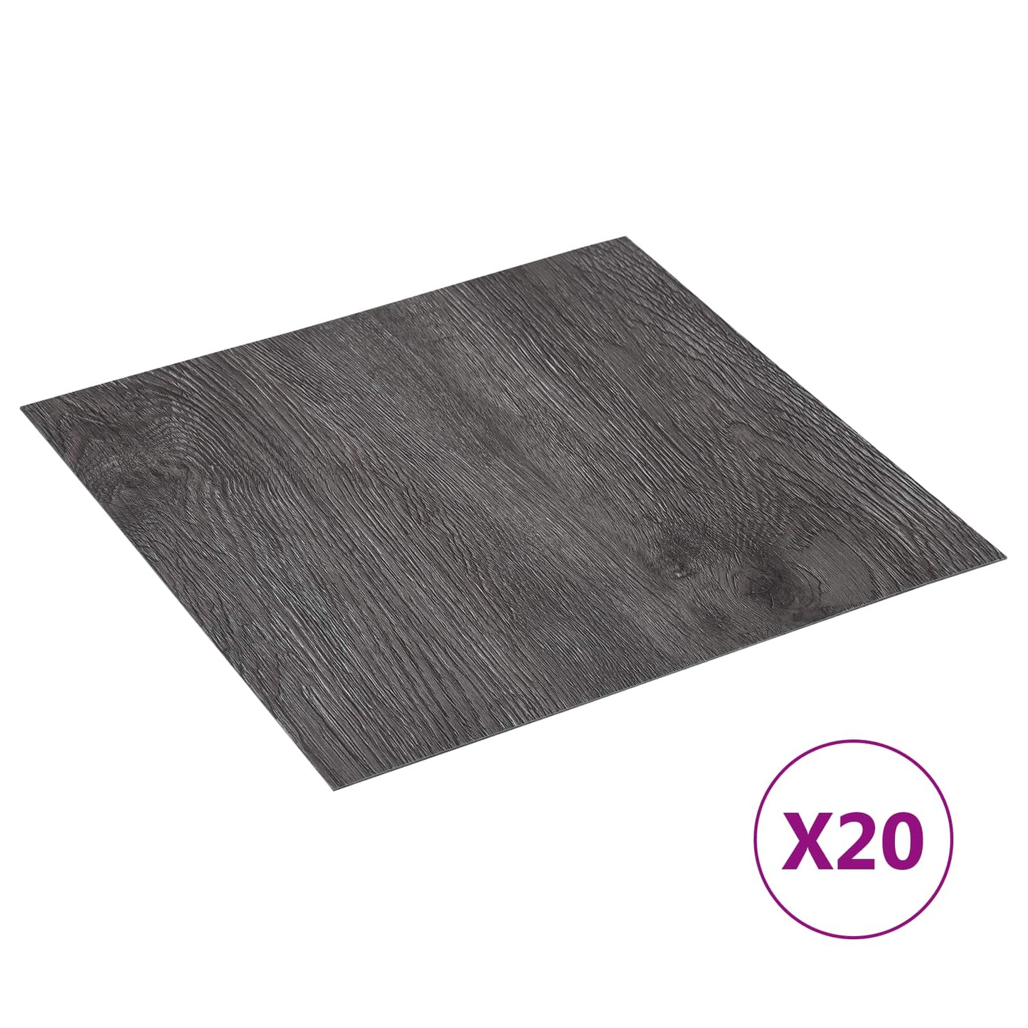 Self-adhesive Flooring Planks 30.5 x 30.5 cm 20 pcs PVC