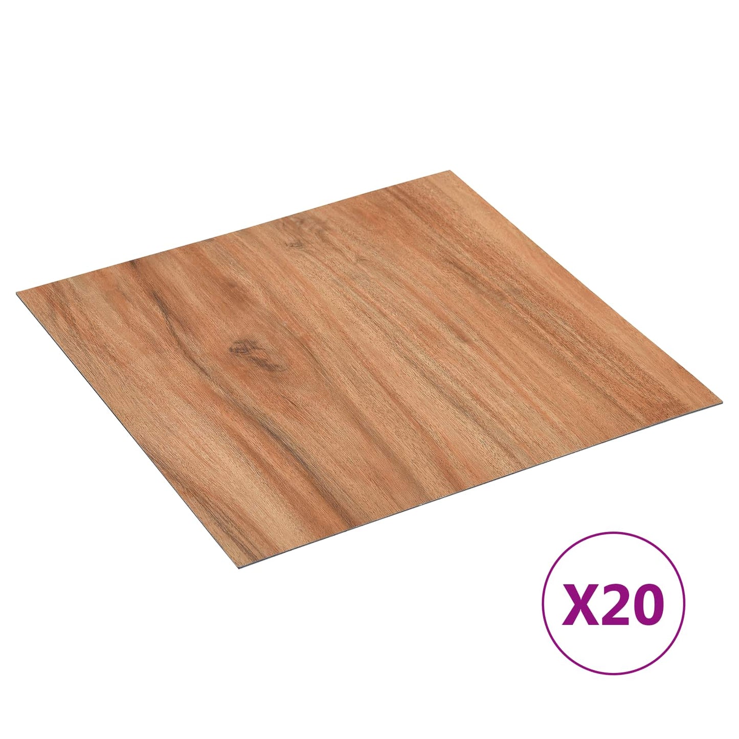 Self-adhesive Flooring Planks 30.5 x 30.5 cm 20 pcs PVC