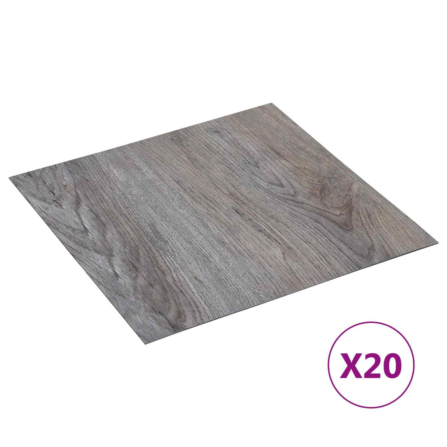 Self-adhesive Flooring Planks 30.5 x 30.5 cm 20 pcs PVC