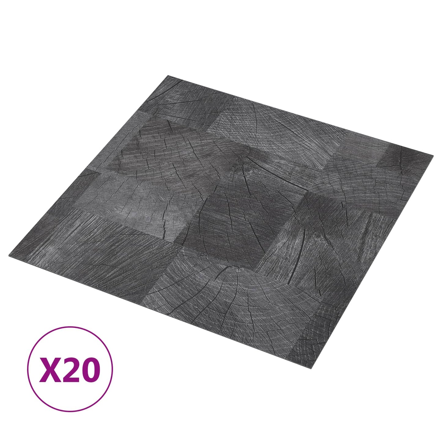Self-adhesive Flooring Planks 30.5 x 30.5 cm 20 pcs PVC