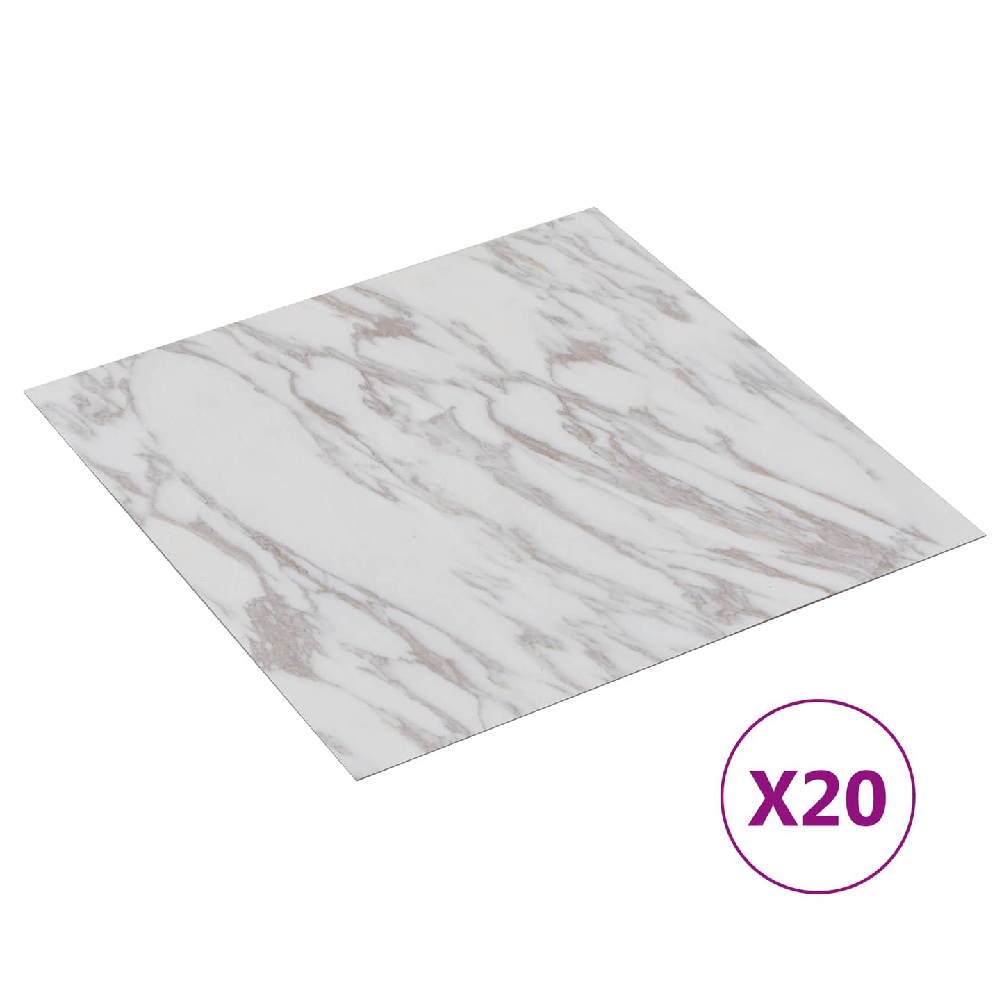 Self-adhesive Flooring Planks 30.5 x 30.5 cm 20 pcs PVC