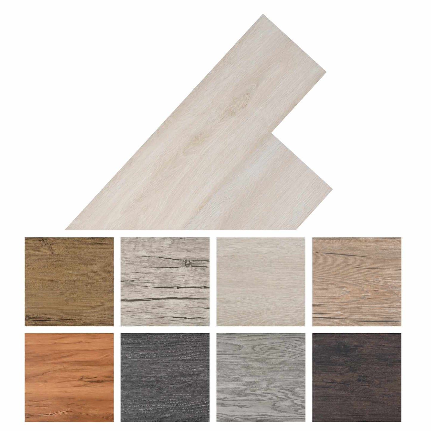 Self-adhesive PVC Flooring Planks 30.5 x 61 cm 28 pcs PVC